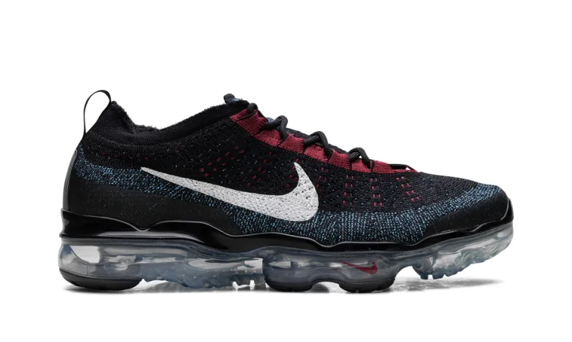 Nike Lifestyle Air VaporMax 2023 Flyknit 'Black Red Universtiy Blue'